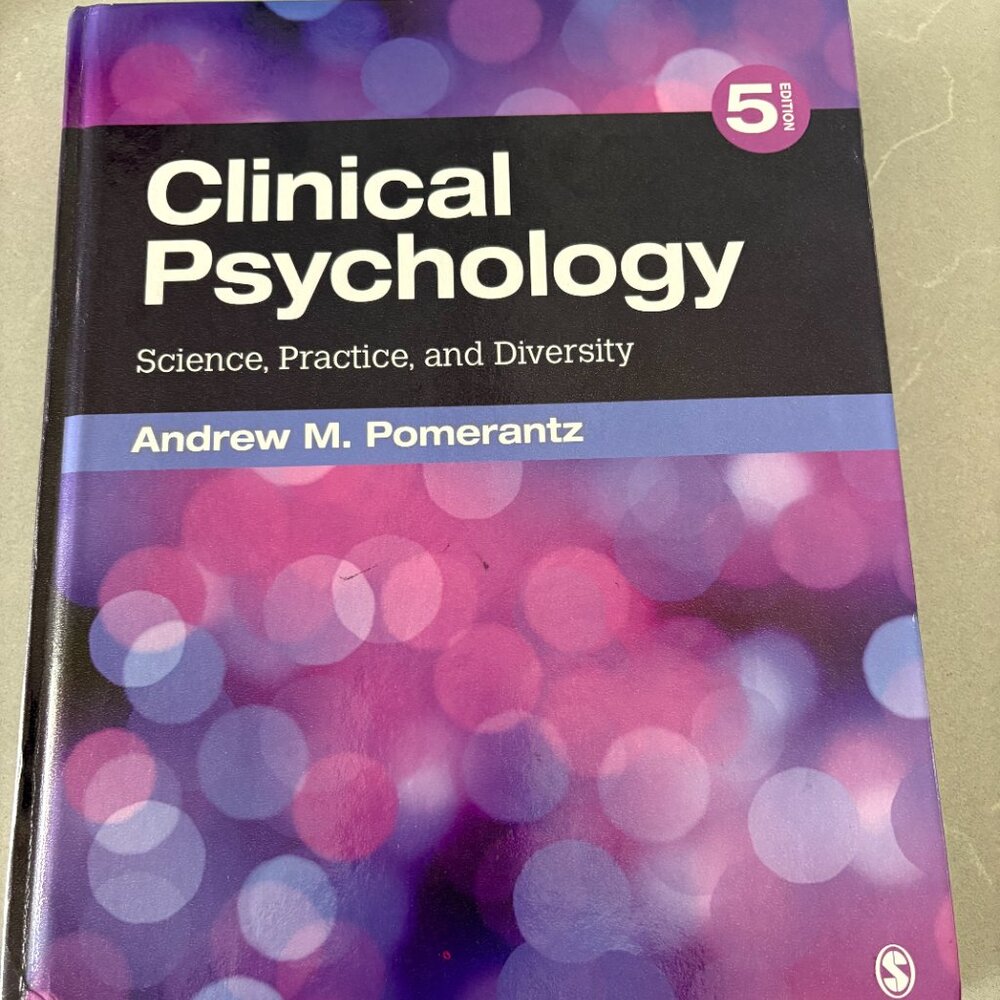 Clinical Psychology Master's Degree level textbook (Used)